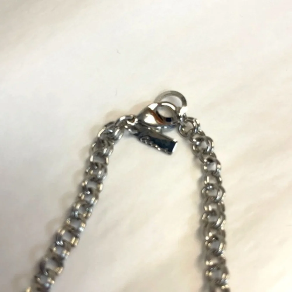 Mesh & fringe necklace